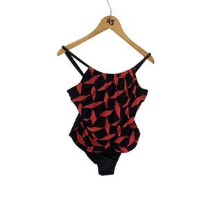 Magic Suit Women's Black And Red Printed One Piece Suim Suit - 12
